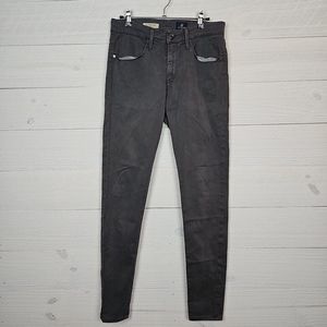 AG Adriano Goldschmied The Farrah Skinny‎ High Rise Gray Pants Jeans Womens 29R